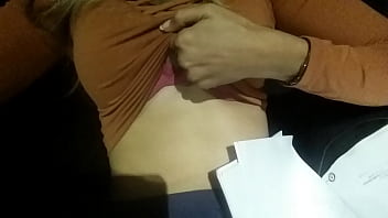 Wife teases my friend with a taste