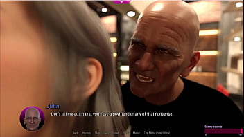 Sexy waiter is fucked by her old boss gameplay