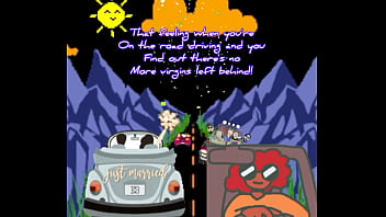 Meme called"hooray everyone drove a cherry"road head meme