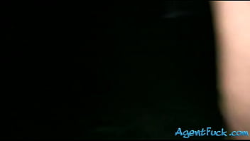 Busty amateur melanie sucks cock and pussy fucked for cash