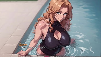 My new girlfriend #03 red head step sis shows her new swimsuit you can see her big ass and big tits taboo hentai game