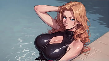 My new girlfriend #03 red head step sis shows her new swimsuit you can see her big ass and big tits taboo hentai game