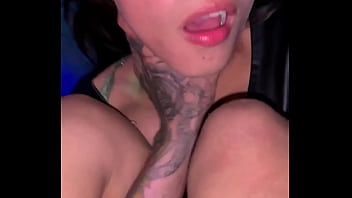 Latina fucks hard in public