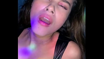 Latina fucks hard in public