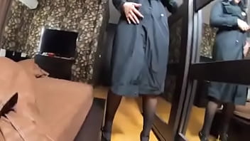 Preview a great gift for st valentin blow job fuck and lot of cum on my long fur hooded downjacket 245#high heels #m
