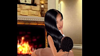 Having a time with her man