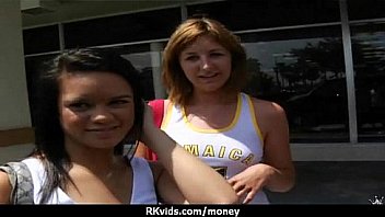 Sexy wild chick gets paid to fuck 18