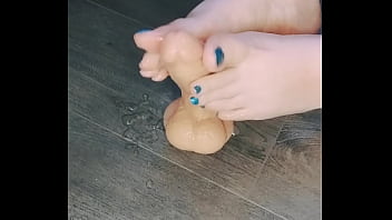 Piedi sexy segano dildo finto