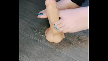 Piedi sexy segano dildo finto