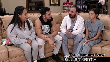 Mia's pussy gets shocked and blasted with cum