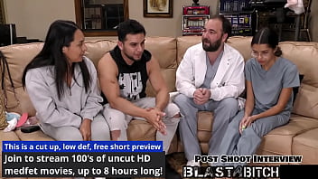 Mia's pussy gets shocked and blasted with cum