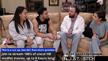 Mia's pussy gets shocked and blasted with cum