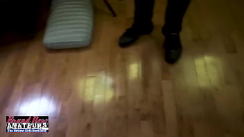 Cute kinky brunette kylie gets her pussy fucked and a tasty creampie