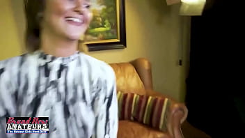 Cute kinky brunette kylie gets her pussy fucked and a tasty creampie