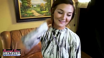 Cute kinky brunette kylie gets her pussy fucked and a tasty creampie