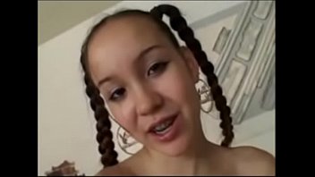Slut with braces sucks live on