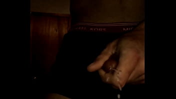 I blow my load for the camera