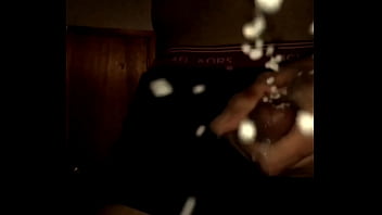 I blow my load for the camera