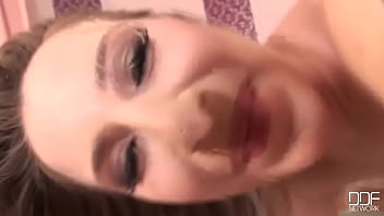 Slim young lepidoptera rubs it wild