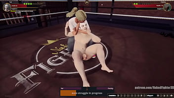Yel vs felicity nf3d mixed mma combat femdom