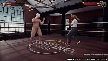 Yel vs felicity nf3d mixed mma combat femdom