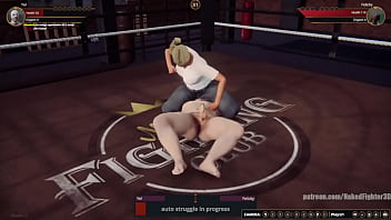 Yel vs felicity nf3d mixed mma combat femdom