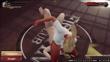 Yel vs felicity nf3d mixed mma combat femdom