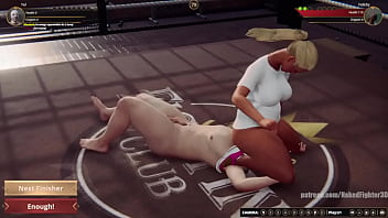 Yel vs felicity nf3d mixed mma combat femdom