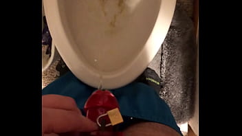 Pissing In My New Chasity Cage thumbnail