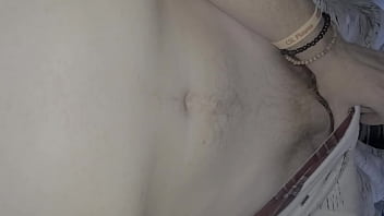 Redhead shows off big dick