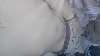 Redhead shows off big dick