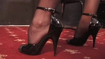 Nasty brunette babe fiona gets bound