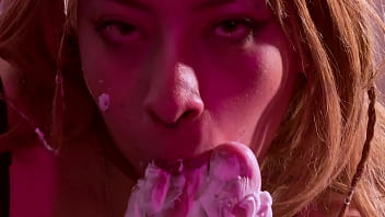 Toes and cream for your tongue to lick