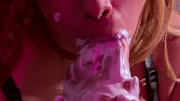 Toes and cream for your tongue to lick