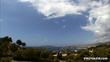 Trisha and lucy have a threesome in ibiza