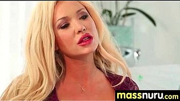 Naughty chick gives an amazing japanese massage 22