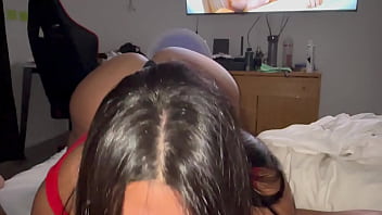 Stepson fills his stepmother's pussy with milk twice