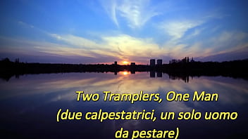 Fetish obsession for abs trampling