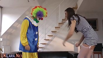 Stockings ho clown fucked