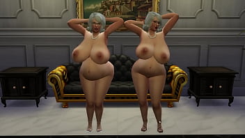 Twin preggo gilfs sexy dancing