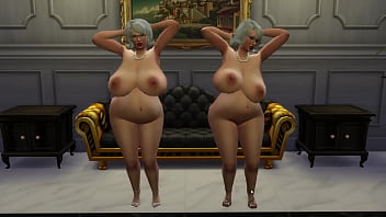Twin preggo gilfs sexy dancing