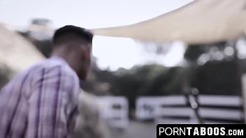 As he boasts he hears something outside and tells the girls to shut up and wait he storms out jamie staggers back over to amanda