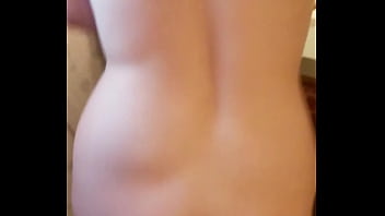 Chubby teen c on dick and gets slapped