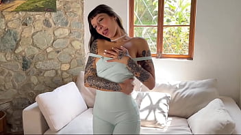 I have fun in the afternoon on my living room couch with my favorite dildo i suck it and ride it until i cum