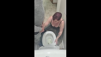 Kiwi trashy bitch accidentally pissed on during botched video shoot practice