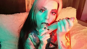 Fucking awesome deep throat from ancient busty vampire girl