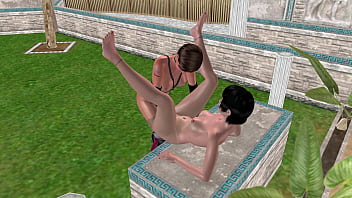 3d animated sex video lesbian girl fisting in laying on table