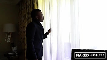 Petite blonde russian with nice big tits pleasures thick dark dick with her mouth and pussy