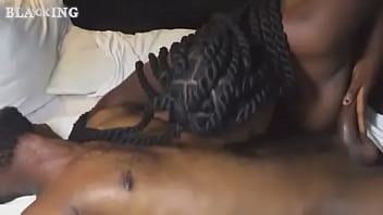 Bouncy ass got eaten & she sucked that fat dick good