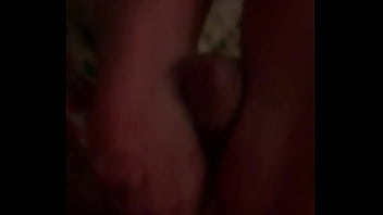 Esposa fazendo footjob